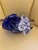Art Deco Handblown Art Glass Bowl Beranek Czech Artsy Cobalt Blue Centerpiece 9"d X 4"h For Sale - Image 3 of 12