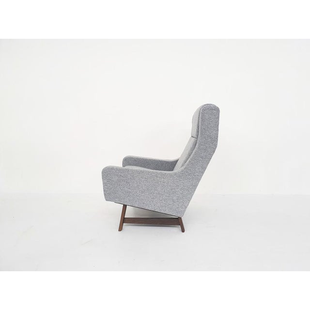 1950s Dutch Lounge Chairs with Wengé Feet, 1950s, Set of 2 For Sale - Image 5 of 18