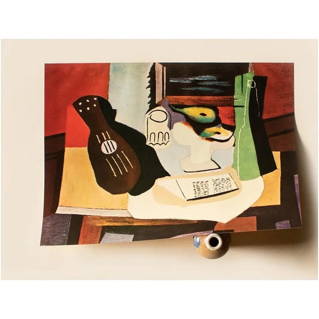 1954 After Pablo Picasso "Fruit Bowl and Guitar", First Limited Edition Offset Lithograph For Sale - Image 9 of 13