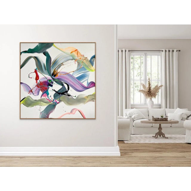 Acrylic on Canvas. Edition: Unique, Unframed. This artwork will be shipped rolled in a dent-resistant tube. This method is...