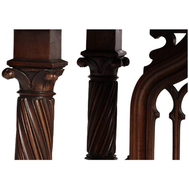 Black Antique Table in Wood, 1910 For Sale - Image 8 of 18