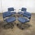 Late 20th Century Modern Set of 4 Steelcase Swivel Dining or Game Chairs 4 Prong Chrome Bases W/Casters For Sale - Image 6 of 18
