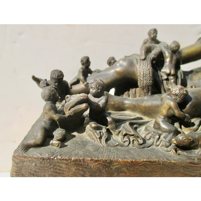 Early 18th Century Grand Tour Bronze of the Nile River God For Sale - Image 5 of 17