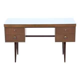 Mid-Century Desk with Formica Surface and Drawers, 1950s-1960s For Sale