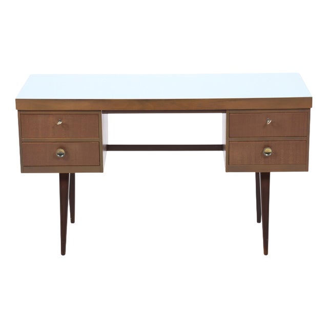 Mid-Century Desk with Formica Surface and Drawers, 1950s-1960s For Sale