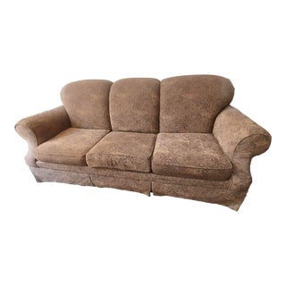 Klaussner Furniture Early 21st Century Rolled Arm Sofa For Sale