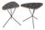 Atomic Expo Tripod Tables from Erdal, 1950s, Set of 2 For Sale