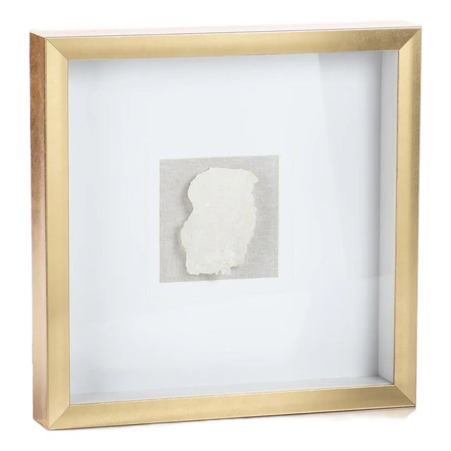 Muzo Gold Framed Crystal Wall Decor, 16 x 16 For Sale