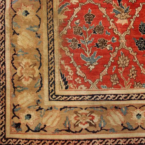 Textile Wool Herat Rug, Pakistan For Sale - Image 7 of 10