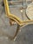 Gold Italian Maison Bagues Design Gilt Brass Coffee Table For Sale - Image 8 of 8