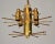 1960s Pendant Lamp in Glass & Brass, 1960s For Sale - Image 5 of 8