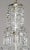 Metal Lightolier Cut-Crystal Five-Arm Chandelier, Circa 1940s For Sale - Image 7 of 12