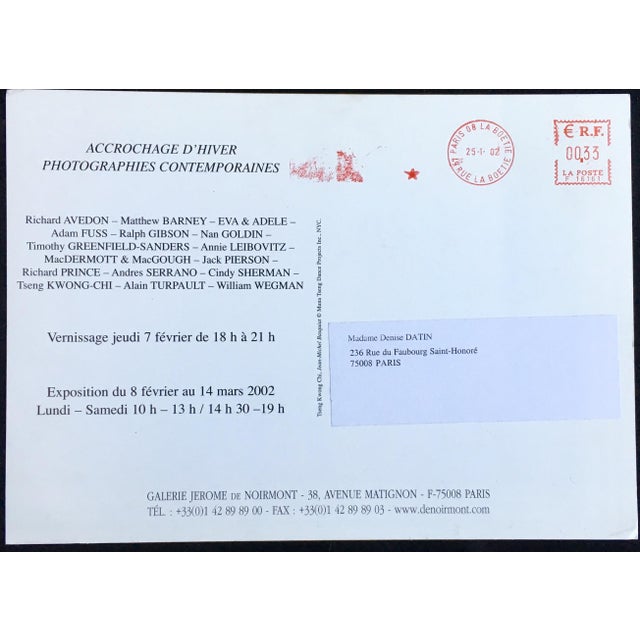 Jean-Michel Basquiat Galerie Jerome de Noirmont, 2002 Vintage announcement card to a heralded Paris photo exhibition...