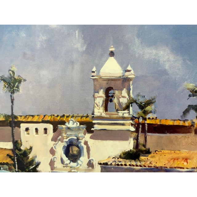 Late 20th Century Peter Williams Del Mar Racetrack Signed Print, Circa 1992 For Sale - Image 5 of 12