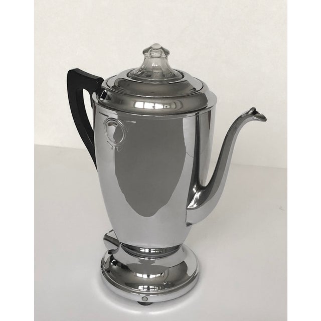 Vintage Royal Rochester Chrome Electric Coffee Percolator Chairish