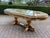 1970 Italian Artisan Baroque Gold Beech Dining Table For Sale - Image 10 of 10
