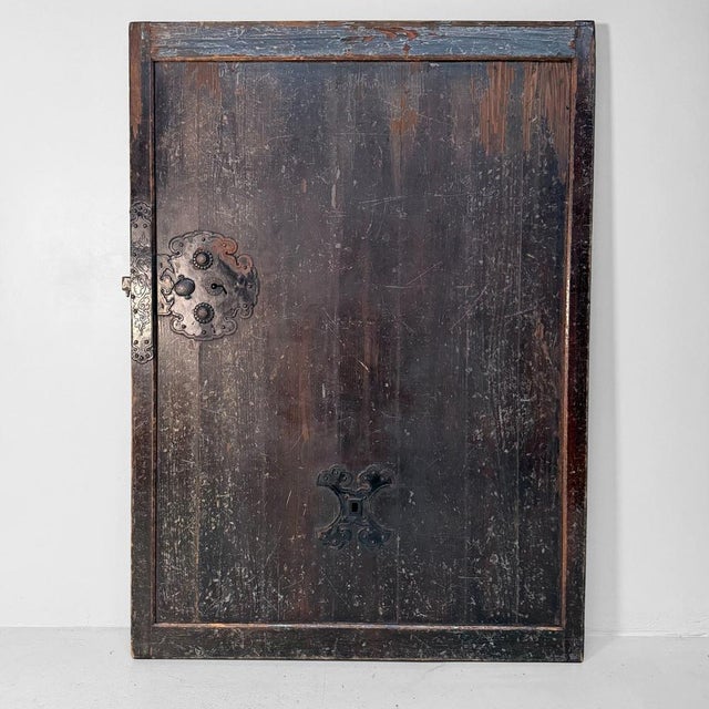 Antique Japanese Architectural Hikido Sliding Door Wall Panel, 1860s For Sale - Image 13 of 18