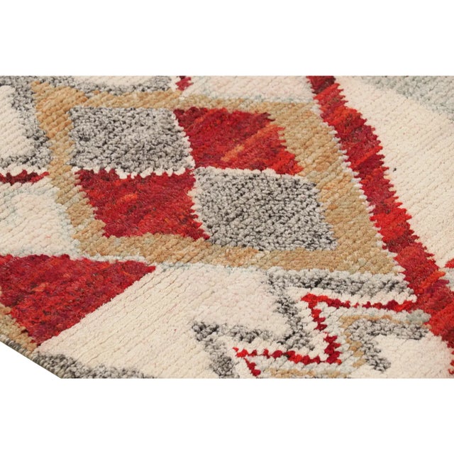 Rug & Kilim’s Contemporary Moroccan Style Rug With Polychromatic Geometric Patterns For Sale In New York - Image 6 of 7