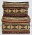 Late 20th Century Vintage Nesting Woven Reed Lidded Basket Boxes For Sale - Image 5 of 9