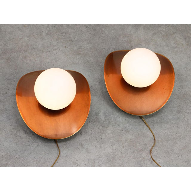 Vintage German Wall Lamps in Copper Plating from Ist Ellux, 1980s, Set of 2 For Sale - Image 14 of 14
