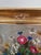 Textile Vintage Original Flower Still Life Oil Painting: Framed Floral Art For Sale - Image 7 of 10