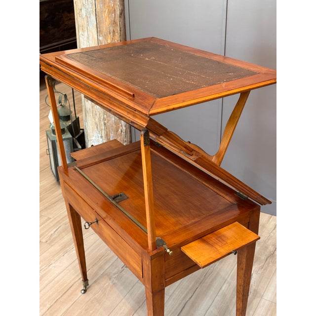 Louis XVI French Fruitwood Architect’s Table For Sale - Image 13 of 17