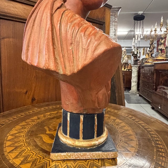 19th Century Antique Terracotta Sculpture, 1800 For Sale - Image 5 of 16