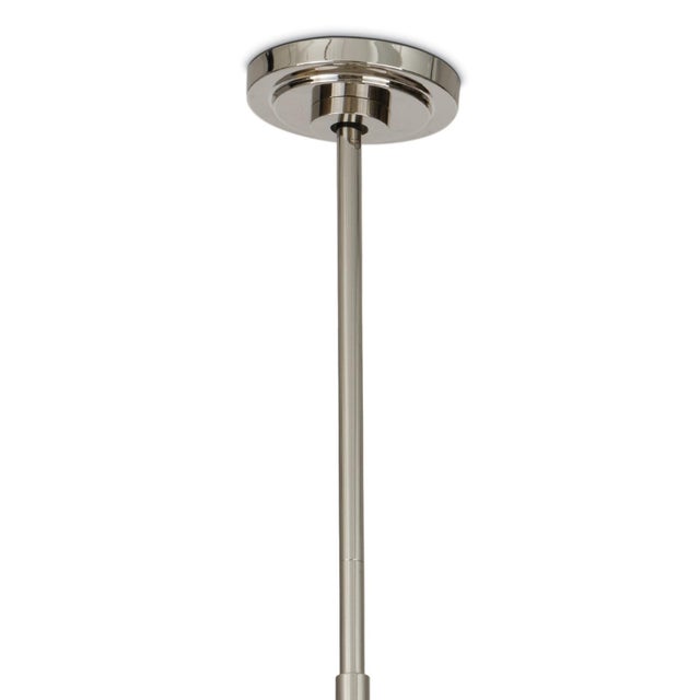 2020s Regina Andrew Artemis Mobile Chandelier, Polished Nickel with Alabaster Glass For Sale - Image 5 of 7