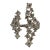 1.50ctw Natural Diamond Fashion Ring 14k White Gold Size 7 For Sale