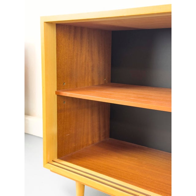 Black Ash Sideboard by Erich Stratmann for Idee Möbel, 1960s For Sale - Image 8 of 18