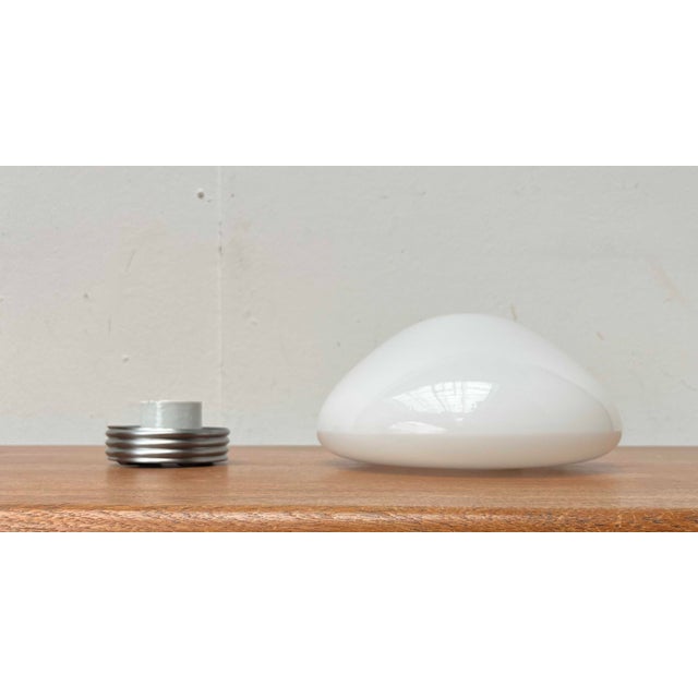 Mid-Century Modern Minimalist Ceiling or Wall Lamp by Wilhelm Wagenfeld for Lindner, Germany, 1950s For Sale - Image 5 of 11