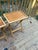 Vintage Mid-Century Modern Dolphin Teak Folding Tv Tray Tables (Set) For Sale - Image 11 of 11