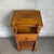 Early 20th Century Wooden Bedside Table with Turned Columns, Drawer and Door, 1900s For Sale - Image 5 of 10