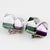 Plastic Kaso Oversized Purple and Green Ice Cube Lucite Clip Earrings - 2 Pieces For Sale - Image 7 of 8