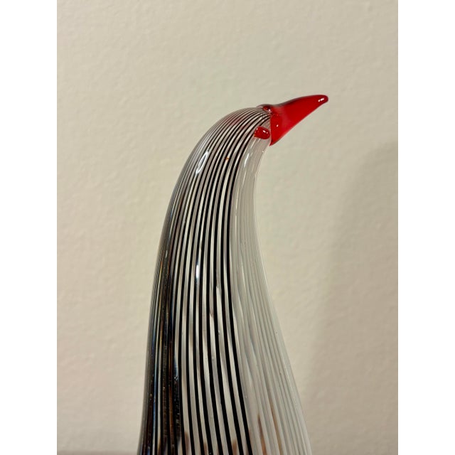 Glass Vintage Murano Glass Bird Sculpture, Attributed to Dino Martens For Sale - Image 7 of 8