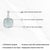 Cushion Cut Aquamarine Bezel Set Solitaire Pendant in 925 Sterling Silver For Sale - Image 12 of 14