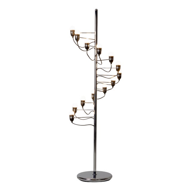 Vintage Italian Floor Lamp by Gino Sarfatti for Arteluce, 1970 For Sale