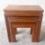 Chinoiserie Chinoiserie Hand Carved Asian Wood Nesting/Stacking Tables For Sale - Image 3 of 10