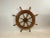 Ships Wheel with Brass Hub and Inlay For Sale - Image 10 of 11
