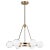 Modern Sean Lavin By Visual Comfort Studio Clybourn 6-Light Chandelier in Satin Brass For Sale - Image 3 of 3