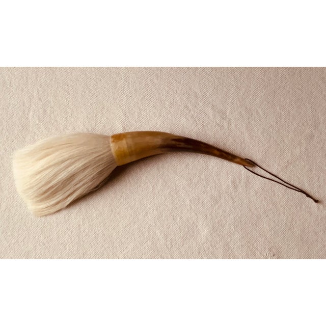 Vintage 1950s Chinese Horn Calligraphy Brush For Sale - Image 13 of 15