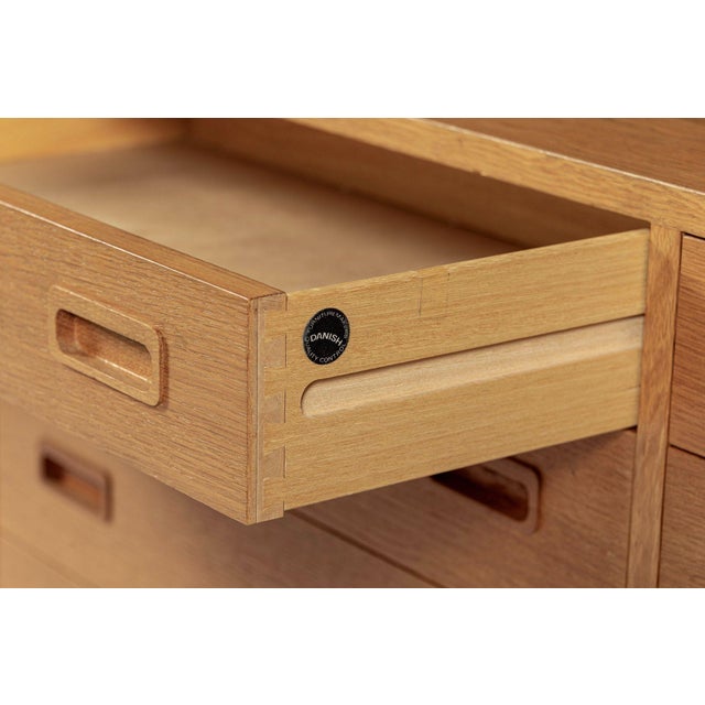 Mid Century Danish Oak Wood Shelving & Display Cabinets by Poul Hundevad For Sale - Image 10 of 18