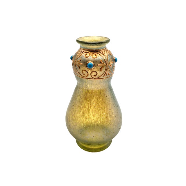 19th Century Bohemian Art Nouveau Glass Delphi Vase by Johann Loetz Witwe for Loetz Glass, 1899 For Sale - Image 5 of 5