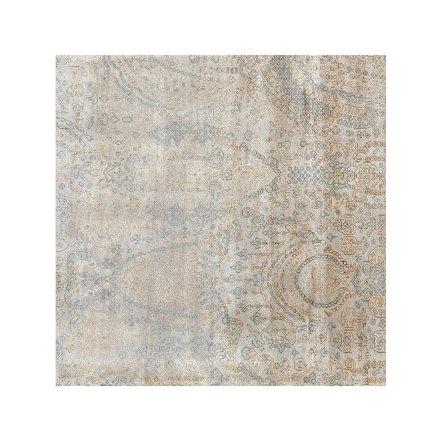 1990s Handwoven Transitional Area Rug 8x10 For Sale - Image 10 of 10
