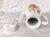 Ceramic 1980s Hutschenreuther Coffee Pot With Floral Design and Pink Trim For Sale - Image 7 of 9