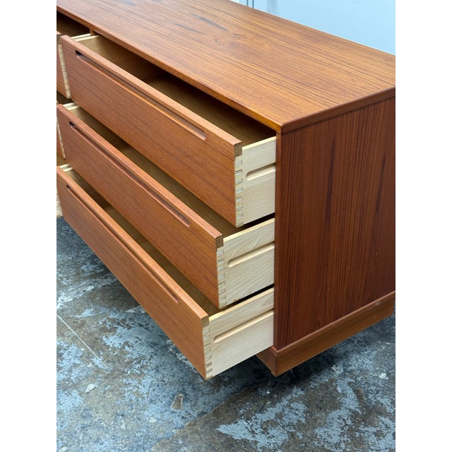 Wood Nils Jonsson for Torring Møbelfabrik Six Drawer Dresser, Circa 1960's For Sale - Image 7 of 11