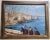 Zicca, The Port of Saint Tropez Animated by Fishermen, Oil on Panel, Framed For Sale - Image 8 of 8