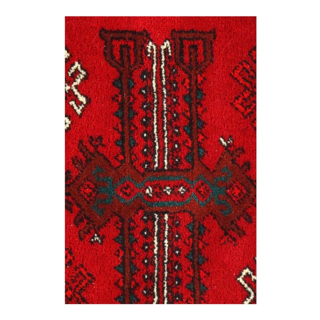 Tribal 1960s Vintage Persian Turkaman Rug-1'8" X 2'7" For Sale - Image 3 of 4