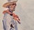 Wood Edward Borein "Western Cowboy on Horse"Original Rare 1924 Monotype For Sale - Image 7 of 12