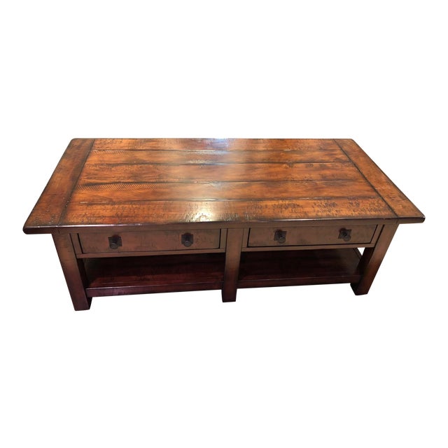 Pottery Barn Benchwright Rectangular Coffee Table Chairish